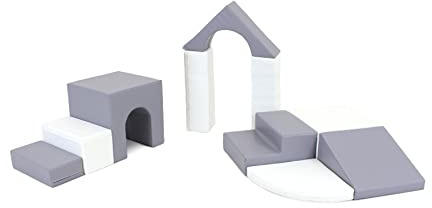 IGLU 10 XL Blocchi per Bambini in Schiuma Set da Gioco per attività Blocchi di Costruzione