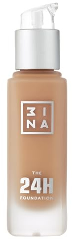 3INA MAKEUP - The 24H Foundation 618 - Sand Foundation mit Unterton Neutral/Rosa - Foundation Hauttonanpassend - 24H Langlebige Formel Wasserdichte Foundation - Vegan - Cruelty Free
