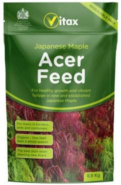 Wolvercroft Garden Centre Vitax Acer Lot de 2 sachets d'aliments en érable japonais 0,9 kg