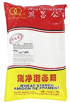 Almidón de trigo 454 g x2 polvo fino blanco para espesar salsas y caldos, repostería ligera, dumplings y rebozados crujientes, estabiliza cremas y rellenos