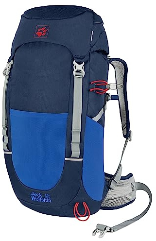Jack Wolfskin 2008222 Wolfskin Unisex Jugend Pioneer 22 Pack Wanderrucksack, Dark Indigo, ONE Size