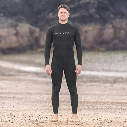 AQUATEC Neoprenanzug für Herren - 6 Größen & 3 Dicken | Surfen Tauchen Schwimmen (XL, 2 mm Dicke - Anfänger)