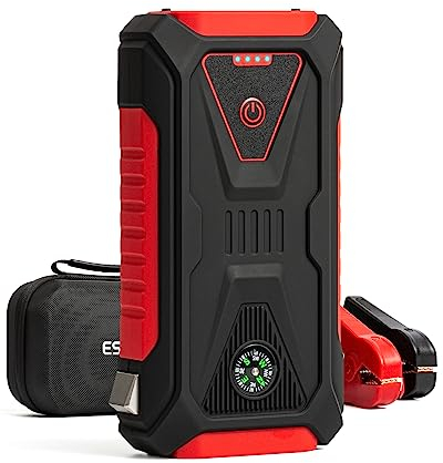 Multifonctionnel Charge Rapide Voiture Démarrage d'urgence Power 20000mAh Démarreur De Batterie De Voiture Portable PD Charge Rapide 60W avec Lumière De Secours Forte Lumière LED Chargeur Extérieur