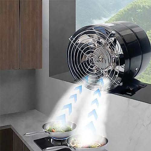 ERICAT Bearing Exhaust Fan, Desktop Range Hood with Safety Net Cove, Strong Suction Copper Core Motor, Low Noise and Fast Operation, Detachable Cleaning and Easy To Use, For Indoor Barbecue, Hot Pot