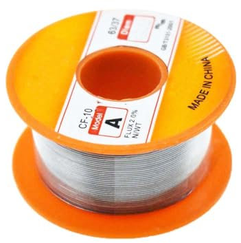 Bobine de fil de soudure de fil fin en étain (50 g 0,5 mm)