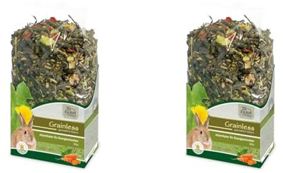 JR Grainless Mix Zwergkaninchen 650 g (Packung mit 2)