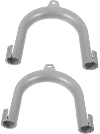 IMIKEYA 2pcs Washing Machine Drain Hose U-hook Bracket Construction for Reliable Tube Retention over Sink Wall