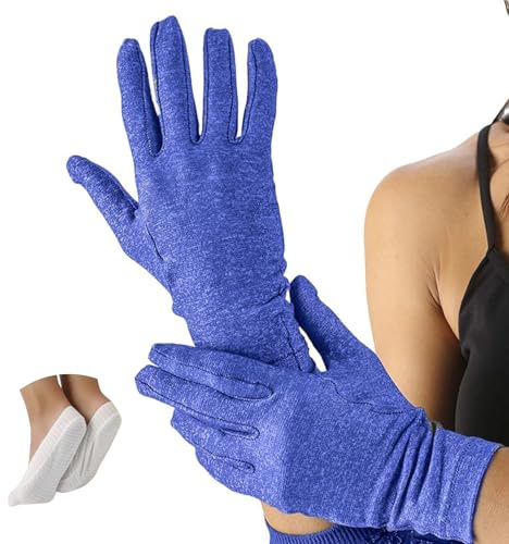 Spikenergy Guanti Per Artrosi Alle Mani Elettro Magnetoterapia - Usati come Polsiera per Tendinite Polso, Artrite, 2Calzini Antimicotico Piede in omaggio, Dispositivo Medico Detraibile-Made in Italy