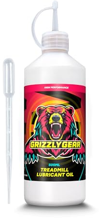 Laufbandschmieröl – 500 ml | 100% Silikonöl für Laufbandschmierung | Lange Düse & Pipette für einfache Anwendung GrizzlyGear