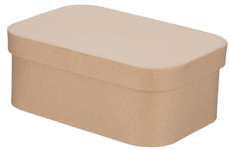 Sosoport Caja De Papel Kraft Redonda Para Almacenar Té Para Manualidades y Regalos Caja De Cartón Con Tapa Para Eventos Navideños y Organización De Espacios