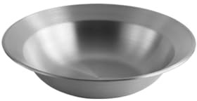 LOVSSU Olla De Acero Inoxidable Plato Redondo Grueso Plato De Verduras Plato De Sopa Plato Hondo Plato De Ensalada De Pasta(Color1-26CM)