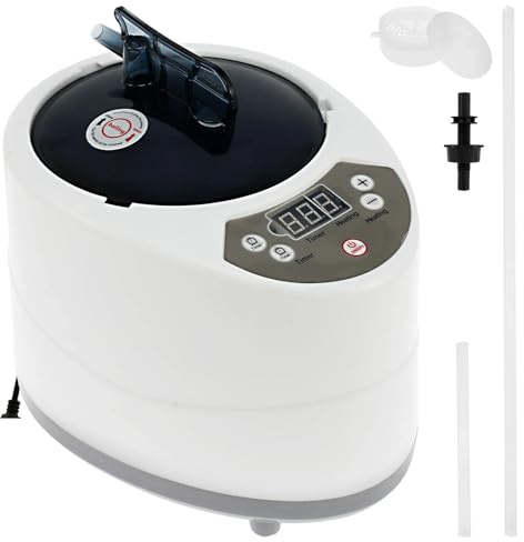 Sauna Steamer, 1000W Stainless Steel Sauna Steamer Pot Machine 3L Portable Steam Generator for Shower Cabin Spa Tent Body Therapy,for Home SPA Bathroom Hotel