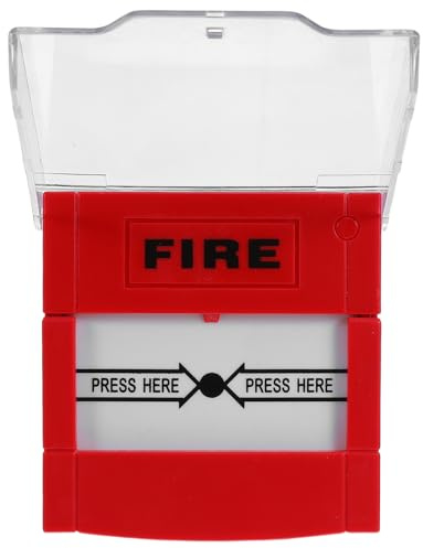 Ipetboom Resettable Manual Fire Alarm Button for Home Business Emergency Call Point Easy Install Fire Safety Device with Emergency Alarm Reset for Seniors and