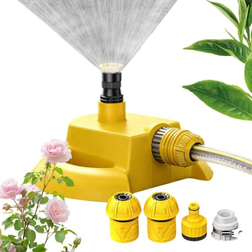 Yard Sprinkler for Lawn - Sprinklers for Yard | Automatic 360 Degree Rotating | Yards Water Sprinkler | fôr Vegetable Irrigation Outdoor Lawn Garden Backyard Landscape