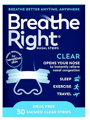 Breathe Right Nasal Strips, Small/Medium-30 ct. by Breathe Right
