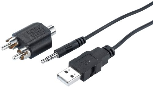 Q-Sonic Audio Grabber: Audio-Digitalisierer & MP3-Recorder AD-330 USB (USB Phono Adapter, USB auf Cinch, Schallplattenspieler)