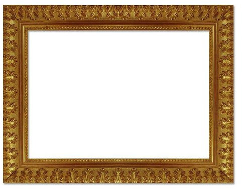 Barockrahmen 750 ORO, Gold, 61 x 91 cm, Leerrahmen