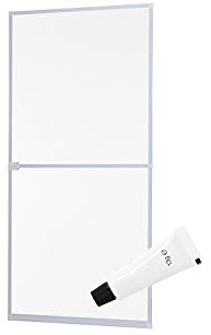 empasa Insektenschutz Fliegengitter Tür Alurahmen START mit Scharnierkleber in weiß, braun oder anthrazit 100 x 210 cm