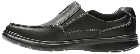 Clarks Cotrell Free Mens Black Oily Lea, 6