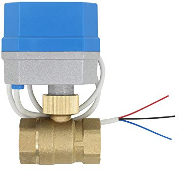 2 Modi - 2 wege motorkugelhahn 12v zonenventil 2 wege ventil elektrisch 1/2 3/4 1 1-1/4 1-1/2 2 zoll (3/4 Zoll DN20 Messing)