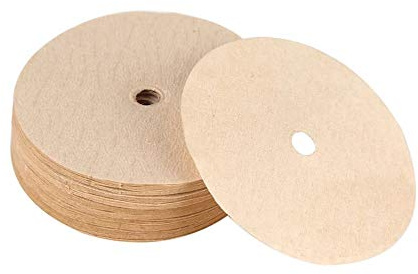 100Pcs Round Vietnamese Coffee Paper Filters, Disposable Filter Discs for Coffee Dripper and Percolator Use
