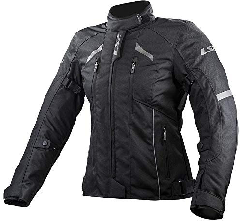 LS2 Giacca Moto Donna Impermeabile 4 Stagioni 2 Strati Serra EVO Lady Nera M