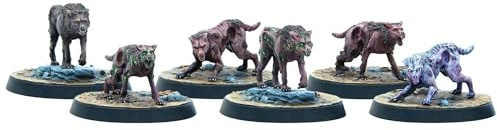 British Heritage Modiphius Entertainment | Fallout Wasteland Warfare | Creatures: Mongrel Scavenging Pack | Miniatures | Unpainted