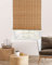 FoundGo Store en Bambou Volet Enrouleur Venitien de Protection Visuelle et Solaire Rideau Occultant à Traction Latérale pour Fenêtres et Portes Taille Personnalisée:WxL: 80x120cm