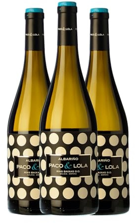 Paco & Lola Albariño Rías Baixas 75 cl Vino blanco (Caja de 3 Botellas de 75 cl)