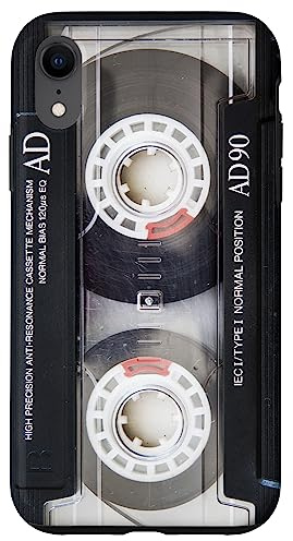Cassette audio rétro 90s 80s 70s 60s vintage Coque pour iPhone XR