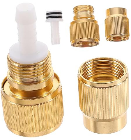 4 piezas de conector rápido para manguera de agua, adaptador de manguera de jardín, kit de reparación de manguera de jardín expandible, enchufe de conexión rápida, conector rápido de repuesto para