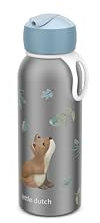 Mepal - Thermoflasche Flip-up Campus Little Dutch - Isolierte Trinkflaschen für Kinder - Edelstahl Thermosflasche - 4 Stunden heiß & 12 Stunden kalt - BPA-frei - 350 ml - Forest Friends