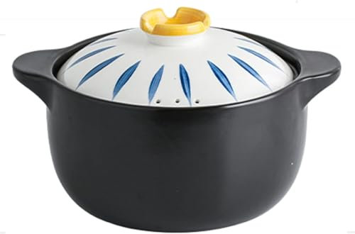 ZGFOZJGC Cacerola de cerámica, Fuente para Horno Redonda de cerámica con Tapa, Fuente para Hornear con Relieve de Encaje para cenas, Banquetes y Fiestas, Color Blanco