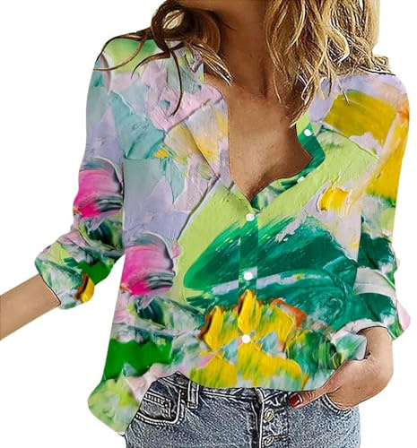 mis Pedidos, Camisa de Lino de Manga Larga para Mujeres, basicos Mujer Ropa, Blusa Fiesta, Camiseta termica Mujer Manga Larga, Blusa Mujer Fiesta, Tops de Lino, Tops de Cuello Alto para Mujer