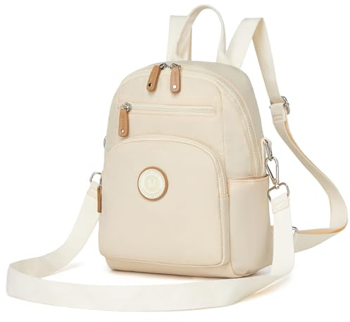 Miss Lulu Petit Sac à Dos Polyester Décontracté pour Femme - Design Élégant avec Poche Secrète Antivol - Léger & Résistant - Multi-Usage Quotidien