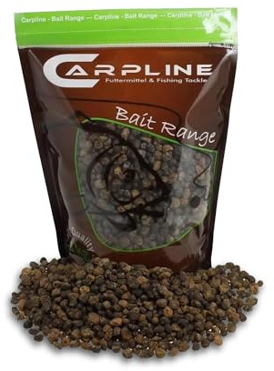 Carpline24 Black Tigers Tigernüsse Mix - 1 Kg - 8 bis 22 mm, Tigernuss Angelköder für Karpfen, zum Anfüttern & Angeln, Grundfutter, Carp Baits, Fischfutter & Karpfenköder, geringer Beifang