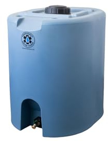 55 Gallon Stackable Emergency Water Storage Tank – Food Grade BPA-Free Water Container for Long-Term Home Preparedness