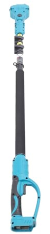 Hamwesh Asta di Prolunga per Motosega, Asta Telescopica Regolabile 4,1-7,21 Piedi Asta di Prolunga per Motosega con Blocco Flip Alluminio Leggero e Impugnatura Antiscivolo per Batteria