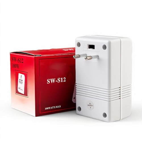 Tonysa Transformador de Doble Voltaje, Convertidor de Potencia Portátil Eficiente de 110V a 220V para Viajes, Aplicable para Pequeños Electrodomésticos (Enchufe de la UE)