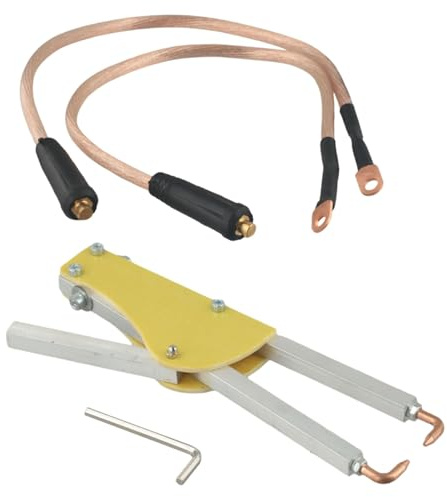 NEIQIUWING Tragbares Metallpunktschweißgerät, Stumpfschweißmaschine, Zange, Stiftzange, Schraubenschlüssel 123 mm