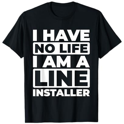 Infrastructure Électricité - Installateur De Ligne T-Shirt