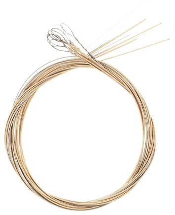GALPADA Juego de 8 Cuerdas de Mandolina de Reemplazo Diseño Fácil de Cambiar, Fabricadas en Acero Inoxidable y Cobre Fosforado para Sonido Duradero y Equilibrado
