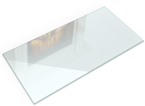 Salvachispas Chimenea Rectangular 120x60 cm | Cristal Templado | Vidrio Traslúcido | Fácil de Limpiar | Ignífuga | Resistente A Chispas y Arañazos | Protección contra la Suciedad