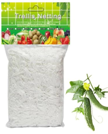 laxreheye White Vines Traliccio per pomodori | Rete di crescita per | interni ed esterni per viti, frutta, fiori, da giardino per cetrioli