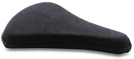 TEMPUR Fahrradsattelkissen, bequemer Memory Foam Fahrradsitz gepolstert für Damen und Herren, Schwarz, S