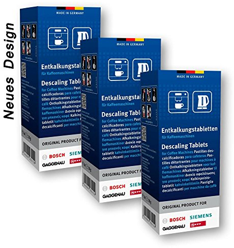 BSH Entkalkungstabletten, 3er-Set (3x6 Tabletten)