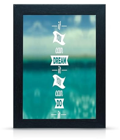50x70 cm, Big Black Wooden Effect Photo Frame, Poster Size Picture Frame for Wall Mount. Perfect frame for framing jigsaw puzzles.