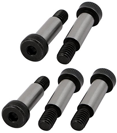 Aexit 5pcs Alloy Class Steel Shoulder Bolt 3/8 Shoulder Dia 1 Shoulder Length 5/16-18 UNC Thread Model:35as291qo49