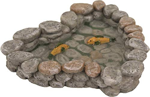 Dekop Krippenzubehör Gartenteich mit Fischen ca. 12x13cm (444444635283327)