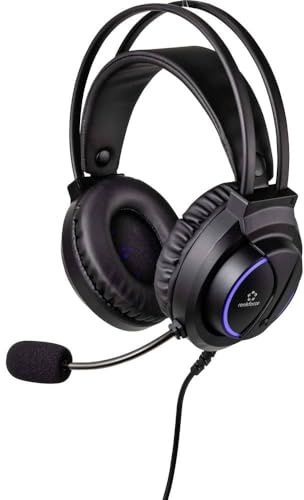 Renkforce RF-GHD-200 Gaming Headset 3.5 mm Klinke schnurgebunden Over Ear Schwarz, RF-4549044